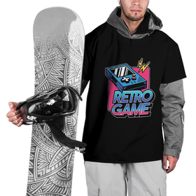 Накидка на куртку 3D с принтом Retro game в Курске, 100% полиэстер |  | retro game | игрок | ностальгия | ретро игры