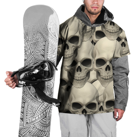 Накидка на куртку 3D с принтом Черепа (5 вариант) в Новосибирске, 100% полиэстер |  | Тематика изображения на принте: кости | популярные иллюстрации | скелеты | черепа