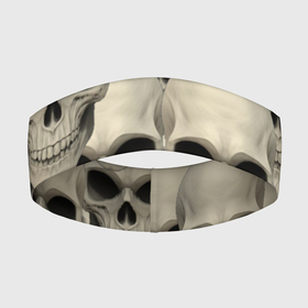 Повязка на голову 3D с принтом Черепа (5 вариант) в Белгороде,  |  | кости | популярные иллюстрации | скелеты | черепа