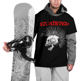 Накидка на куртку 3D с принтом The Exploited в Екатеринбурге, 100% полиэстер |  | exploited | punks | punks not dead | the exploited | панк не сдох | панки | уоти | череп | эксплоитед