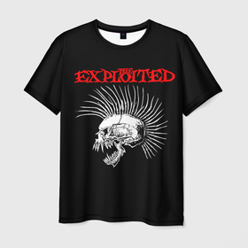 Мужская футболка 3D с принтом The Exploited , 100% полиэфир | прямой крой, круглый вырез горловины, длина до линии бедер | exploited | punks | punks not dead | the exploited | панк не сдох | панки | уоти | череп | эксплоитед