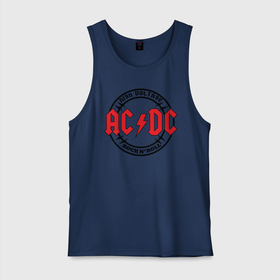 Мужская майка хлопок с принтом AC DC в Белгороде, 100% хлопок |  | ac dc | australian | hard rock | music | rock | rock band | rocknroll | sydney | австралийская | музыка | рок | рок группа | рок н ролл | сидней | хард рок