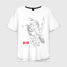 Мужская футболка хлопок Oversize с принтом AC DC в Курске, 100% хлопок | свободный крой, круглый ворот, “спинка” длиннее передней части | ac dc | australian | hard rock | music | rock | rock band | rocknroll | sydney | австралийская | музыка | рок | рок группа | рок н ролл | сидней | хард рок