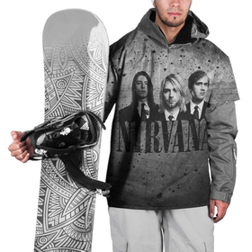 Накидка на куртку 3D с принтом Нирвана в Екатеринбурге, 100% полиэстер |  | Тематика изображения на принте: kurt cobain | nirvana | rock | курт кобейн | нирвана | рок
