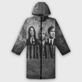 Дождевик унисекс 3D с принтом Нирвана в городе Новоалтайск,  |  | kurt cobain | nirvana | rock | курт кобейн | нирвана | рок