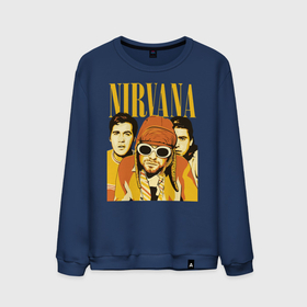 Мужской свитшот хлопок с принтом Nirvana в Белгороде, 100% хлопок |  | alternative rock | american | grunge | music | nirvana | rock | rock band | usa | альтернативный рок | американская | гранж | музыка | рок | рок группа | сша
