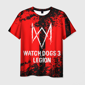Мужская футболка 3D с принтом Watch Dogs: Legion. , 100% полиэфир | прямой крой, круглый вырез горловины, длина до линии бедер | esport | games | watch dogs: legion | боевик | вотч догс легион | игроки | игролюбители | игроманы | игры | киберспорт | сторожевые псы | эйден пирс