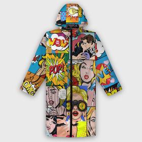 Дождевик унисекс 3D с принтом Pop Art в городе Новоалтайск,  |  | pop art | wow | девушки | искусство | поп арт | стиль