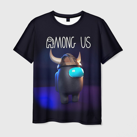 Мужская футболка 3D с принтом AMONG US , 100% полиэфир | прямой крой, круглый вырез горловины, длина до линии бедер | among us | амонг ас | игра | космический | космический корабль | космонавт | космос | мем | среди нас | экшен
