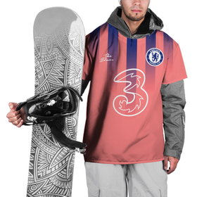 Накидка на куртку 3D с принтом CHELSEA резервная сезон 20/21 в Тюмени, 100% полиэстер |  | chelsea | ssrufcclub | the blues | апл | аристократы | лига чемпионов | резервная форма | сезон 2020 2021 | третья | футбол | футбольная | футбольный клуб | челси