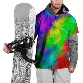 Накидка на куртку 3D с принтом Multicolored в Санкт-Петербурге, 100% полиэстер |  | abstract | colorful | holi | neon | pattern | rainbow | texture | абстракция | граффити | дым | искусство | кислота | кислотный | краска | красочный | микс | неоновый | облака | радуга | радужный | текстура | туман | узор | холи