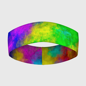 Повязка на голову 3D с принтом Multicolored ,  |  | abstract | colorful | holi | neon | pattern | rainbow | texture | абстракция | граффити | дым | искусство | кислота | кислотный | краска | красочный | микс | неоновый | облака | радуга | радужный | текстура | туман | узор | холи