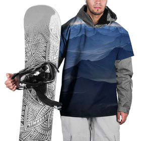 Накидка на куртку 3D с принтом Горный массив в Тюмени, 100% полиэстер |  | Тематика изображения на принте: горный массив | горный хребет | горы | массив | природа | скалы | скальный массив | туман