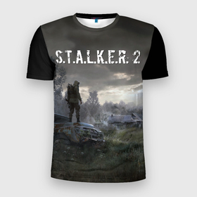 Мужская футболка 3D спортивная с принтом STALKER 2 , 100% полиэстер с улучшенными характеристиками | приталенный силуэт, круглая горловина, широкие плечи, сужается к линии бедра | 2021 | gsm | s.t.a.l.k.e.r | s.t.a.l.k.e.r.2 | stalker | stalker 2 | stalker2 | сталкер | сталкер 2 | сталкер2 | чернобыль