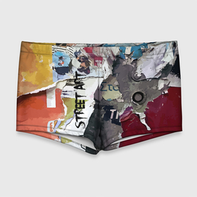 Мужские купальные плавки 3D с принтом Street art в Тюмени, Полиэстер 85%, Спандекс 15% |  | art | color | paint | paper | street | vanguard | wall | авангард | бумага | искусство | краска | стена | улица | цвет