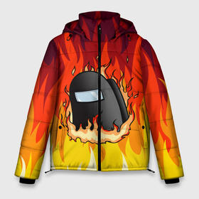 Мужская зимняя куртка 3D с принтом Among Us Fire (Z) в Тюмени, верх — 100% полиэстер; подкладка — 100% полиэстер; утеплитель — 100% полиэстер | длина ниже бедра, свободный силуэт Оверсайз. Есть воротник-стойка, отстегивающийся капюшон и ветрозащитная планка. 

Боковые карманы с листочкой на кнопках и внутренний карман на молнии. | among us | among us 2 | amongus | fortegreen | impostor | innersloth | medbay | аманг ас | амонгас | амонгус | джейсон вурхиз | импостор | клан шляпок | предатель | самозванец | среди нас | стэн пайнс