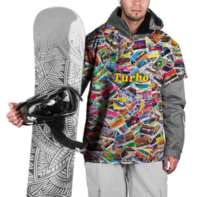 Накидка на куртку 3D с принтом Коллекция вкладышей Turbo в Тюмени, 100% полиэстер |  | Тематика изображения на принте: жвачка | жевачка | машины | паттерн | резинка | ретро | тачки | турбо