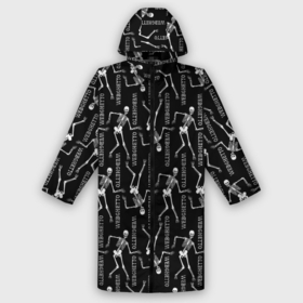 Дождевик унисекс 3D с принтом WEBGHETTO в городе Новоалтайск,  |  | bones | dance | fashion | pose | skeleton | skull | smile | webghetto | кости | мода | скелет | танец | улыбка | череп