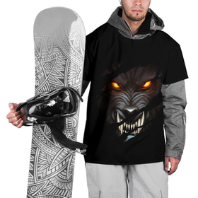 Накидка на куртку 3D с принтом ВОЛЧИЙ ОСКАЛ в Петрозаводске, 100% полиэстер |  | animal | dark | hunter | wolf | волк | голова | животные | звери | зубы | клыки | мощь | оскал | пасть | сила | хищник