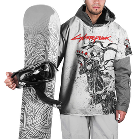 Накидка на куртку 3D с принтом CYBERPUNK 2077 в Тюмени, 100% полиэстер |  | cd project red | cyberpunk 2077 | keanu reeves | samurai | киану ривз | киберпанк 2077 | самураи