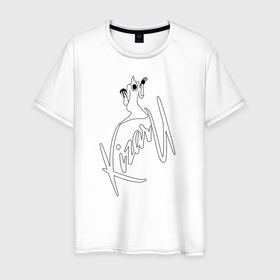 Мужская футболка хлопок с принтом Haunted Family (лейбл Kizaru) в Санкт-Петербурге, 100% хлопок | прямой крой, круглый вырез горловины, длина до линии бедер, слегка спущенное плечо. | 