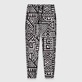 Мужские брюки 3D с принтом Лабиринты в Тюмени, 100% полиэстер | манжеты по низу, эластичный пояс регулируется шнурком, по бокам два кармана без застежек, внутренняя часть кармана из мелкой сетки | 