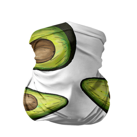 Бандана-труба 3D с принтом Авокадо в Петрозаводске, 100% полиэстер, ткань с особыми свойствами — Activecool | плотность 150‒180 г/м2; хорошо тянется, но сохраняет форму | avocado | fruit | авокадо | овощ | фрукт