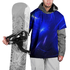 Накидка на куртку 3D с принтом Космический вихрь в Санкт-Петербурге, 100% полиэстер |  | Тематика изображения на принте: cosmos | астрономия | звезда | звезды | космос | синий блик