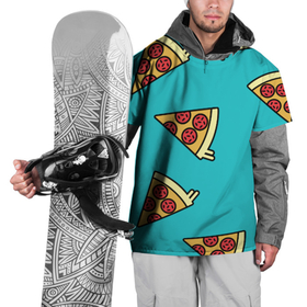 Накидка на куртку 3D с принтом пицца , 100% полиэстер |  | Тематика изображения на принте: еда | пицца | фастфуд