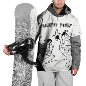 Накидка на куртку 3D с принтом KIZARU: HAUNTED FAMILY. , 100% полиэстер |  | Тематика изображения на принте: born to trap | haunted family | kizaru | rep | кизару | музыка | олег нечипоренко | репер | рэп | хантед фэмили
