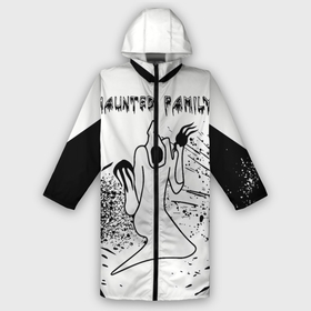 Дождевик унисекс 3D с принтом KIZARU: HAUNTED FAMILY. в Ухте,  |  | born to trap | haunted family | kizaru | rep | кизару | музыка | олег нечипоренко | репер | рэп | хантед фэмили