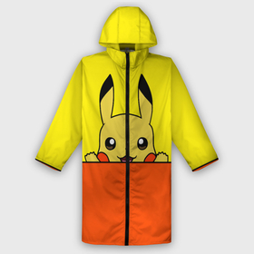 Дождевик унисекс 3D с принтом Пикачу в городе Новоалтайск,  |  | baby | cartoon | emoji | happy | kawaii | pika pika | pikachu | pokemon go | team | глаз | детям | зайчик | иви | кавайный | кролик | малыш | мордочка | мультяшный | персонажи аниме | пика пика | пикачу | покемоны | улыбка | ушки | эмоции | 