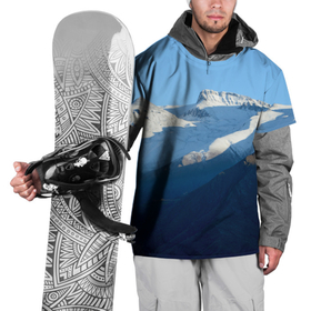 Накидка на куртку 3D с принтом Снежные горы в Петрозаводске, 100% полиэстер |  | mountain | гора | горный массив | горы | снег | снежный склон | эверест