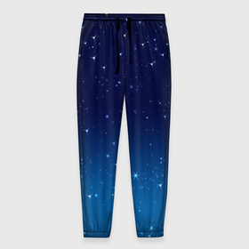 Мужские брюки 3D с принтом Звездное небо в Тюмени, 100% полиэстер | манжеты по низу, эластичный пояс регулируется шнурком, по бокам два кармана без застежек, внутренняя часть кармана из мелкой сетки | cosmos | space | астрономия | звезды | космос