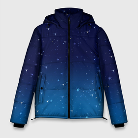 Мужская зимняя куртка 3D с принтом Звездное небо в Белгороде, верх — 100% полиэстер; подкладка — 100% полиэстер; утеплитель — 100% полиэстер | длина ниже бедра, свободный силуэт Оверсайз. Есть воротник-стойка, отстегивающийся капюшон и ветрозащитная планка. 

Боковые карманы с листочкой на кнопках и внутренний карман на молнии. | cosmos | space | астрономия | звезды | космос