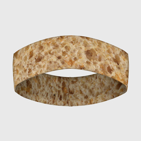 Повязка на голову 3D с принтом Хлеб в Курске,  |  | Тематика изображения на принте: 2020 | 2021 | еда | лаваш | плед | подарок | приколы | текстура | футболка | хлеб