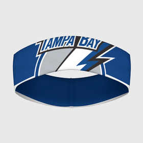 Повязка на голову 3D с принтом TAMPA BAY LIGHTING в Кировске,  |  | Тематика изображения на принте: hockey | logo | nhl | sport | tampa | tampa bay | team | usa | линии | логотип | нхл | спорт | сша | тампа | тампа бэй | хоккей