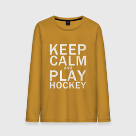 Мужской лонгслив хлопок с принтом K.C.a. Play Hockey в Курске, 100% хлопок |  | and | calm | hockey | ice | keep | play | sport | sports | и | играй | сохраняй | спокойствие | спорт | хокей | хоккей