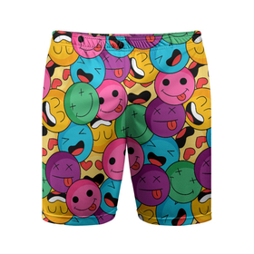 Мужские шорты спортивные с принтом Pattern в Тюмени,  |  | color | cool | eyes | face | heart | hype | pattern | smile | tongue | глаза | круто | лицо | сердце | узор | улыбка | хайп | цвет | язык