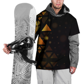 Накидка на куртку 3D с принтом Geometry в Екатеринбурге, 100% полиэстер |  | geometry | боке | геометрия | градиент | треугольник | треугольники