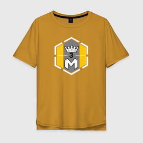 Мужская футболка хлопок Oversize с принтом Танкист Мастер в Курске, 100% хлопок | свободный крой, круглый ворот, “спинка” длиннее передней части | 