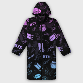 Дождевик унисекс 3D с принтом BTS в городе Новоалтайск,  |  | bangtan boys | big hit | bts | bts army | j hope | jimin | jin | jungkook | k pop | kpop | love yourself | map of the soul | rm | suga | v | wings | автограф | бтс | к поп