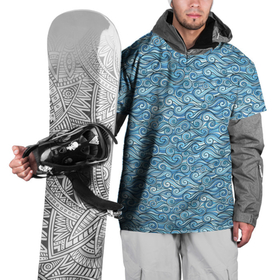 Накидка на куртку 3D с принтом Море волнуется , 100% полиэстер |  | foam | gradient | ocean | pattern | sea | water | waves | вода | волны | градиент | море | океан | пена | узор