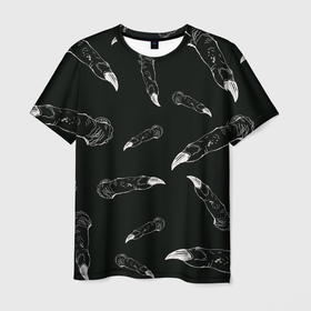 Мужская футболка 3D с принтом Jujutsi Kaisen Sukuna - Пальцы в Екатеринбурге, 100% полиэфир | прямой крой, круглый вырез горловины, длина до линии бедер | fingers | sukuna | аниме | магическая битва | манга | пальцы | сукуна | черный