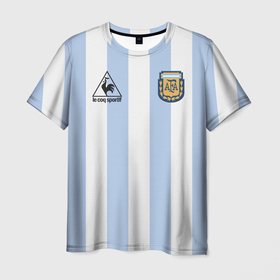 Мужская футболка 3D с принтом Diego Maradona 10 (Автограф) в Екатеринбурге, 100% полиэфир | прямой крой, круглый вырез горловины, длина до линии бедер | 10 | 1960 | 2020 | argentina | barcelona | diego | football | legend | leo | lionel | maradona | messi | retro | rip | soccer | автограф | аргентина | барселона | бога | диего | легенда | лионель | марадона | месси | мяч | ретро | роспись | р