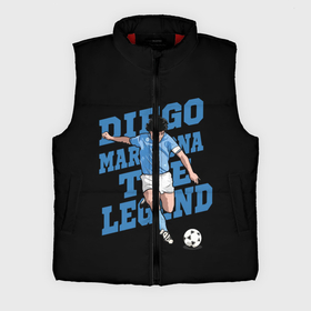 Мужской жилет утепленный 3D с принтом Diego Maradona ,  |  | 10 | 1960 | 2020 | argentina | barcelona | diego | football | legend | leo | lionel | maradona | messi | retro | rip | soccer | аргентина | барселона | бога | диего | легенда | лионель | марадона | месси | мяч | ретро | рука | форма | футбол