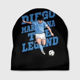 Шапка 3D с принтом Diego Maradona в Белгороде, 100% полиэстер | универсальный размер, печать по всей поверхности изделия | 10 | 1960 | 2020 | argentina | barcelona | diego | football | legend | leo | lionel | maradona | messi | retro | rip | soccer | аргентина | барселона | бога | диего | легенда | лионель | марадона | месси | мяч | ретро | рука | форма | футбол