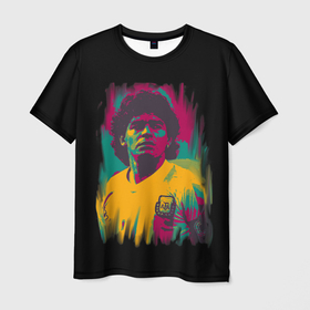 Мужская футболка 3D с принтом Diego Maradona в Белгороде, 100% полиэфир | прямой крой, круглый вырез горловины, длина до линии бедер | 10 | 1960 | 2020 | argentina | barcelona | diego | football | legend | leo | lionel | maradona | messi | retro | rip | soccer | аргентина | барселона | бога | диего | легенда | лионель | марадона | месси | мяч | ретро | рука | форма | футбол