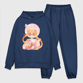 Мужской костюм хлопок OVERSIZE с принтом Sailor Moon Coffee в Курске,  |  | anime | animegirl | cute | kavai | kavaii | madara | manga | sailor | sailorchibimoon | sailorjupiter | sailormars | sailormercury | sailormoon | sailormooncrystal | sailorvenus | usagi | usagitsukino | аниме | анимесейлормун | каваи | сейлормун