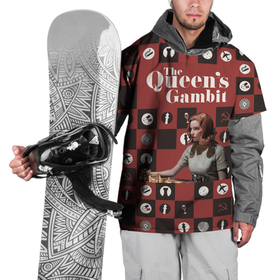 Накидка на куртку 3D с принтом Ход королевы / The Que , 100% полиэстер |  | Тематика изображения на принте: gambit | the queens 